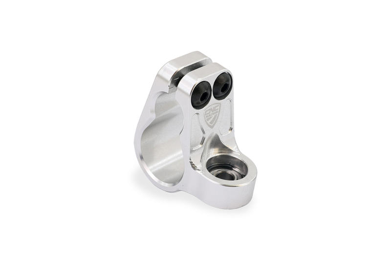 Vertical Clamp for Steering damper Ohlins Silver
