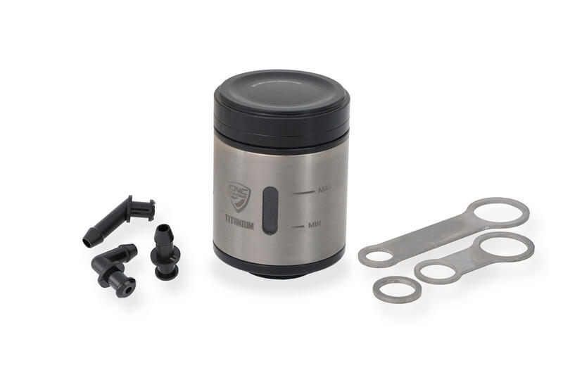 Fluid tank 25 ml for front brake - Titanium Black
