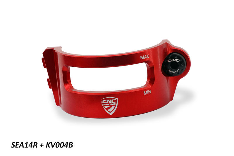 Fascetta serbatoio fluido freno posteriore Ducati Multistrada V4 Red