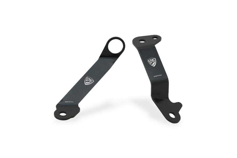 Bracket kit for clutch and brake fluid tank Ducati Panigale Black