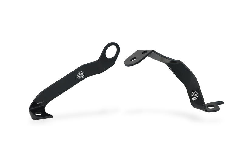 Bracket kit for clutch and brake fluid tank Ducati Panigale V4 Black
