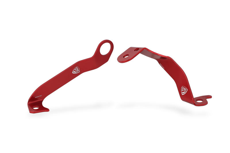 Bracket kit for clutch and brake fluid tank Ducati Panigale V4 Red