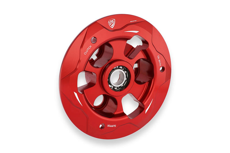 Pressure plate oil bath clutch Ducati with bearing Panigale Streetfighter Multistrada Diavel V4 Red