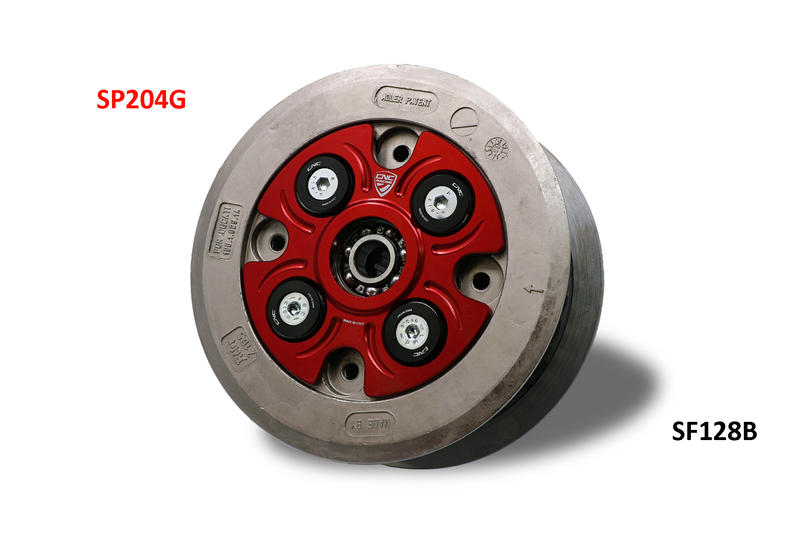 Piattello Spingidisco Frizioni ad olio Ducati con cuscinetto Red