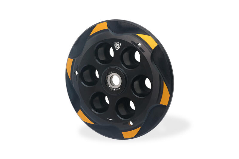 Clutch pressure plate MV Agusta with bearing - Bicolor Black/Gold