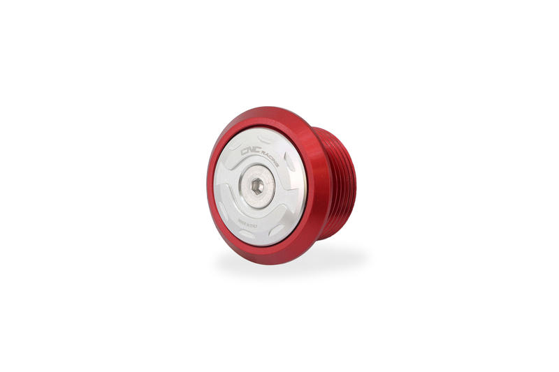 Generator cover plug Red/Silver