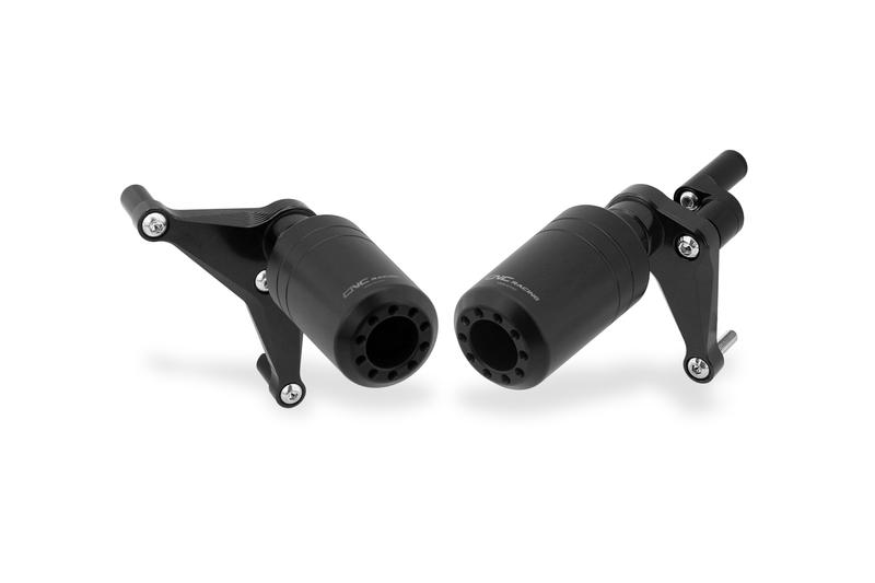 Frame crash protectors Ducati Panigale V4 Black