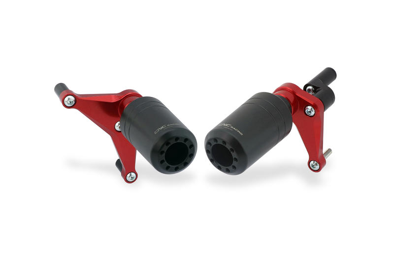 Frame crash protectors Ducati Panigale V4 Red