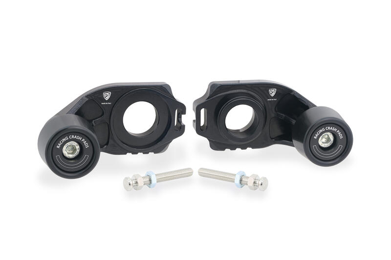 Chain adjuster Racing with Crash Pad Ducati Black