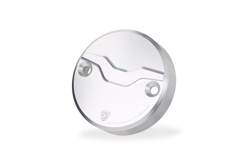 Front brake fluid reservoir cap Moto Guzzi Silver
