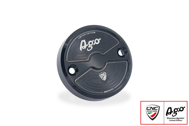 Front brake fluid reservoir cap &Oslash;56 - Giacomo Agostini Limited Edition Black