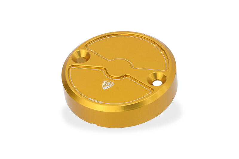 Front brake fluid reservoir cap &Oslash;56 Gold