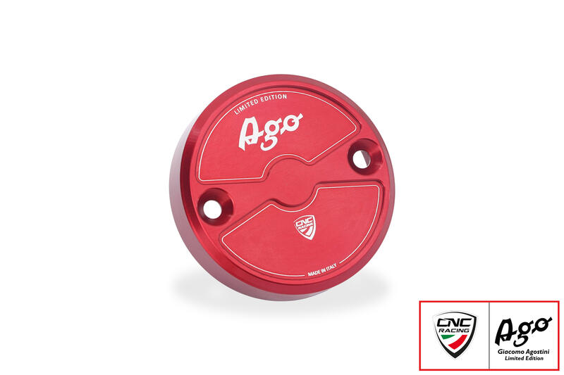 Front brake fluid reservoir cap &Oslash;56 - Giacomo Agostini Limited Edition Red