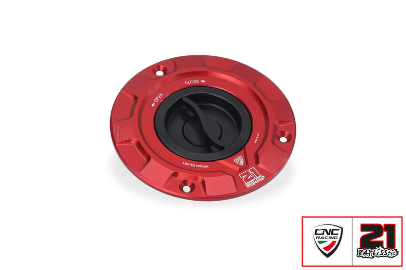 Fuel tank cap - Troy Bayliss Limited Edition Red/Black