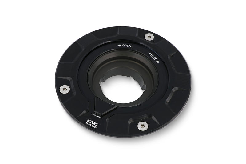 Fuel tank cap - flange Gear Black