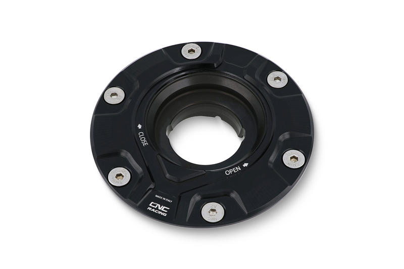Fuel tank cap - flange Gear Black