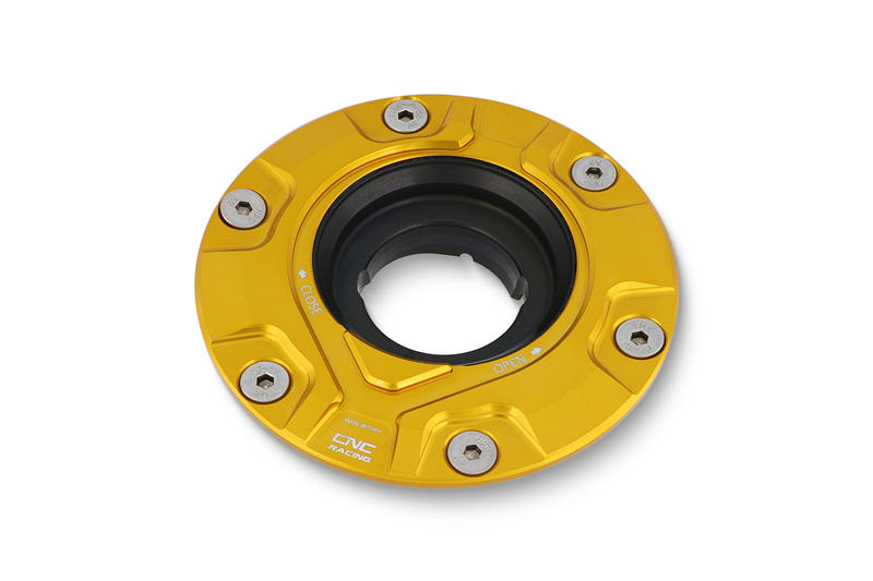 Fuel tank cap - flange Gear Gold