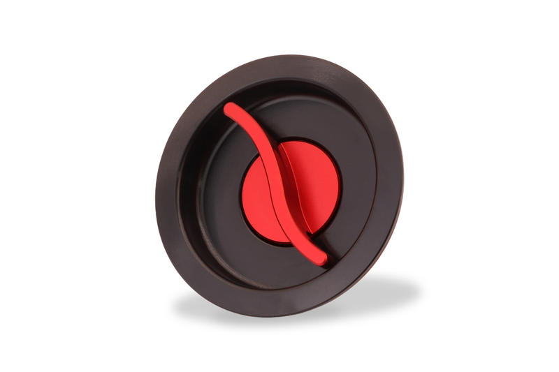 Fuel tank cap Fast Open plug, bicolor version Black/Red