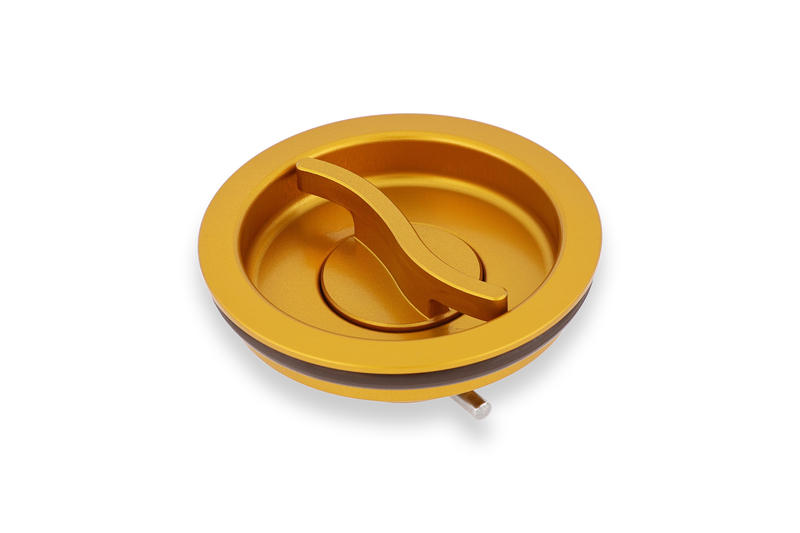 Fuel tank cap - Fast Open plug Gold