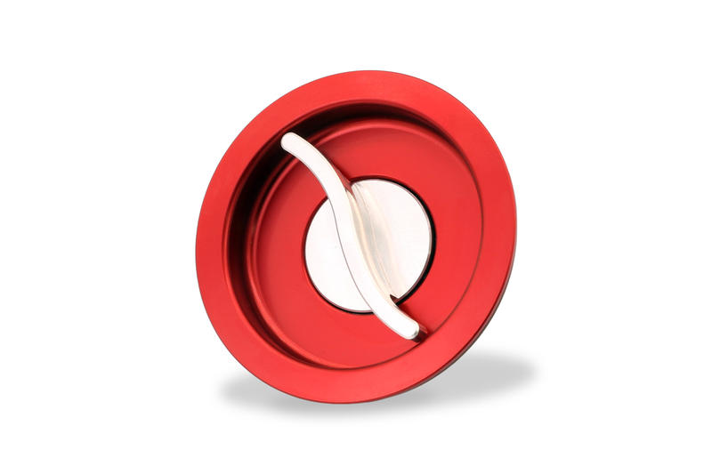 Fuel tank cap Fast Open plug, bicolor version Red/Silver