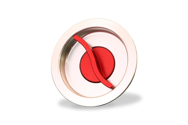Fuel tank cap Fast Open plug, bicolor version Silver/Red