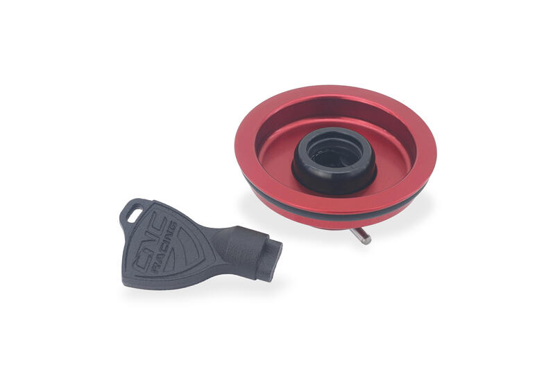 Fuel tank cap - Fast Key plug Red/Black