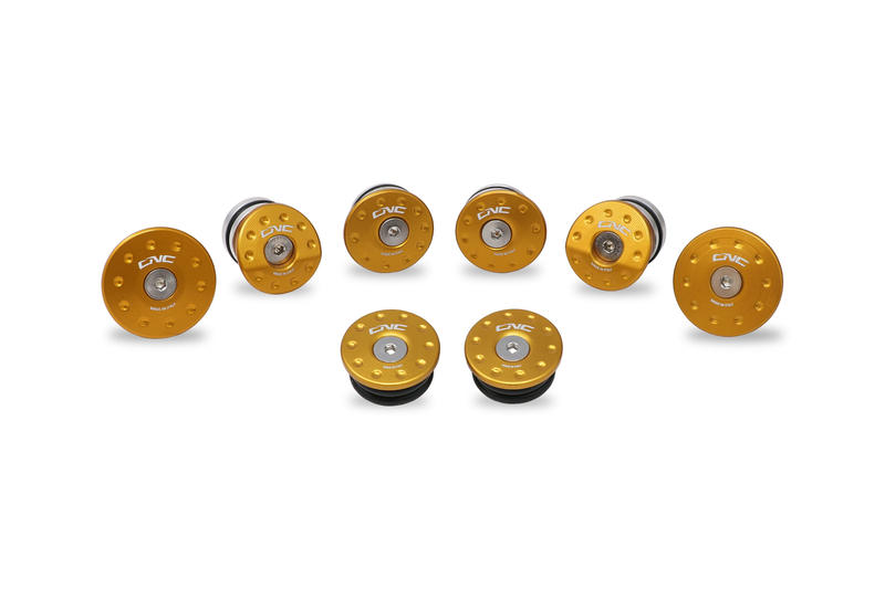 Frame cap sets MV Agusta Brutale Rivale Dragster Superveloce Gold