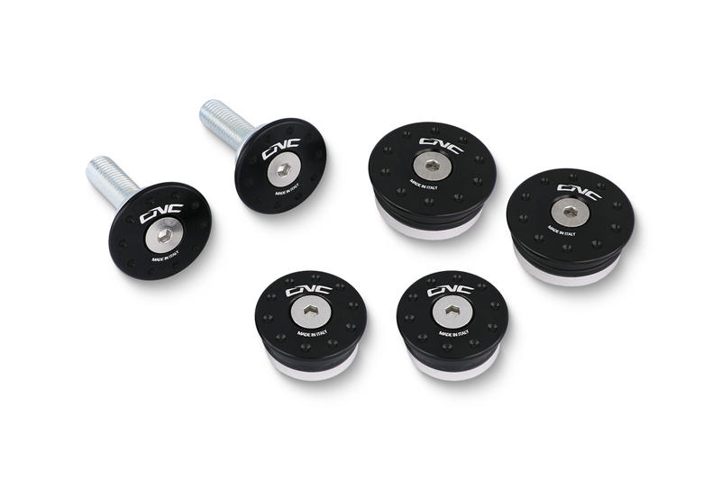 Frame caps kit Ducati Hypermotard 821/939 Black
