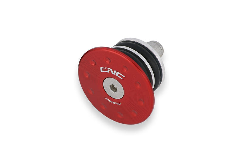 FRONT FORK CAP LEFT SIDE APRILIA Red