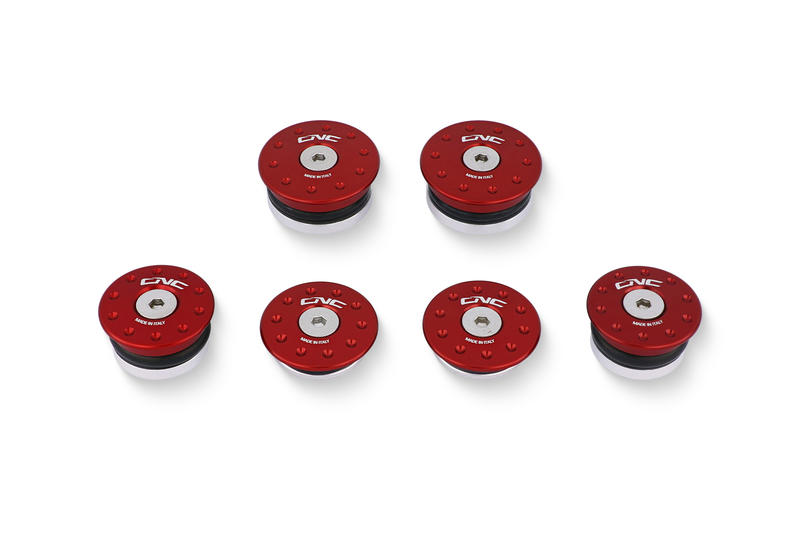 Frame caps kit Ducati Hypermotard 950 Red