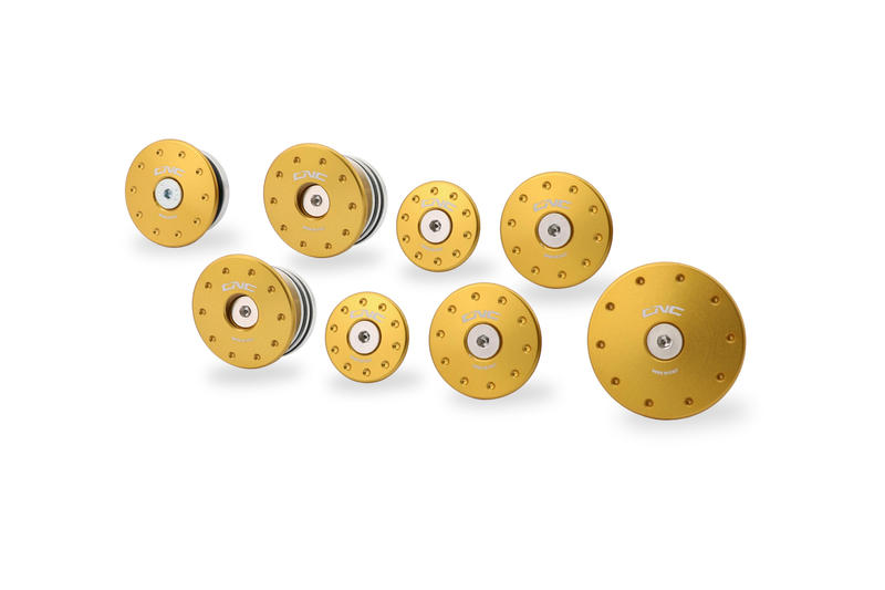 Frame caps kit Ducati Monster 937 Gold