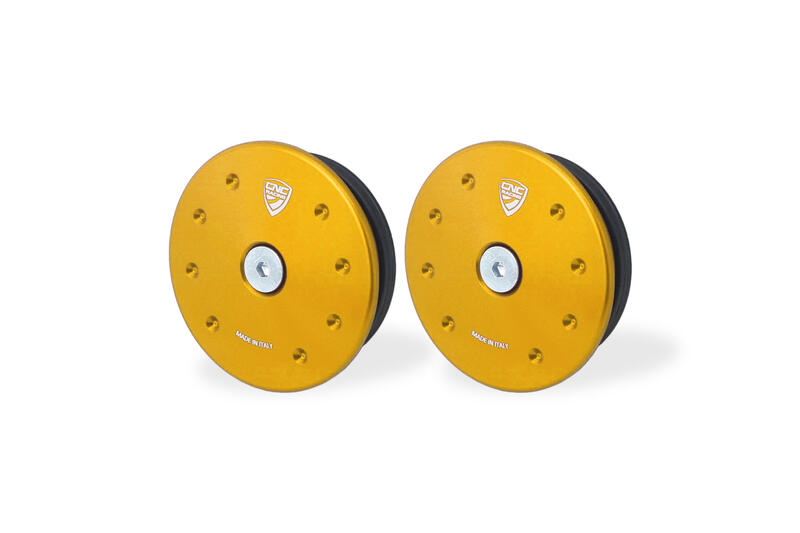 Frame caps kit Moto Guzzi V100 Mandello Gold