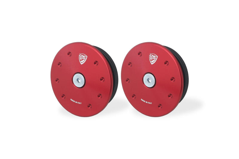 Frame caps kit Moto Guzzi V100 Mandello Red
