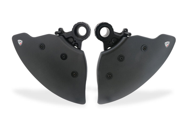 GP DUCTS EVO - Front brake cooling system - Carbon Matt Black